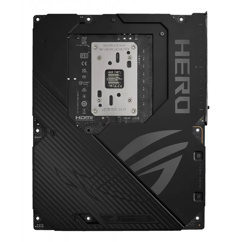 Motherboard ASUS ROG CROSSHAIR X870E HERO — AMD X870E, Sockel AM5, ATX, 4× DDR5 DIMM, 192 GB, Wi‑Fi 7, Bluetooth 5.4