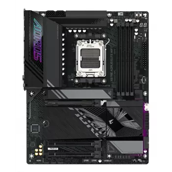 Motherboard GIGABYTE X870E AORUS ELITE WIFI7 ATX, AMD X870E, Sockel AM5, DDR5, 4x DIMM, Wi‑Fi 7, 2,5Gb LAN