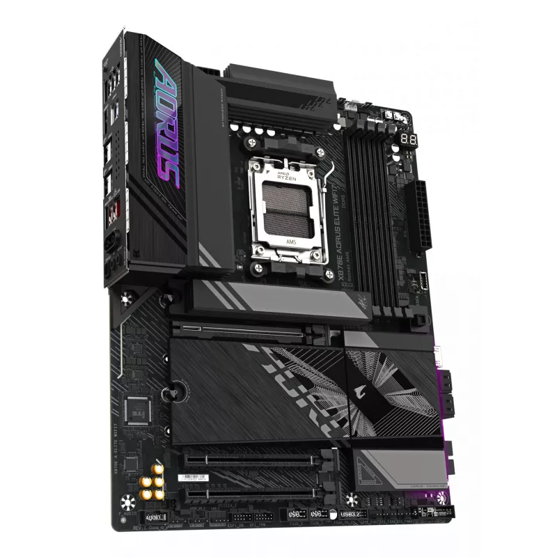 Motherboard GIGABYTE X870E AORUS ELITE WIFI7 ATX, AMD X870E, Sockel AM5, DDR5, 4x DIMM, Wi‑Fi 7, 2,5Gb LAN