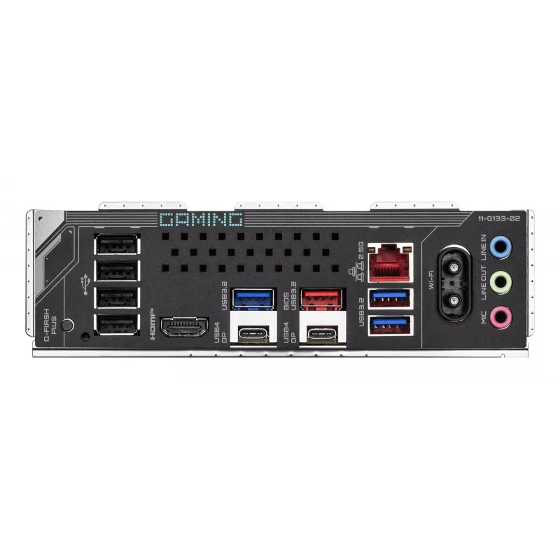GIGABYTE X870 GAMING X WIFI7 Mainboard - Unterstützt AMD Ryzen 9000 CPUs, 16+2+2 Phasen VRM, bis zu 8000 MHz DDR5 (OC), 1xPCIe 5.0 + 2xPCIe 4.0, Wi-Fi 7, 2.5GbE LAN, USB 4