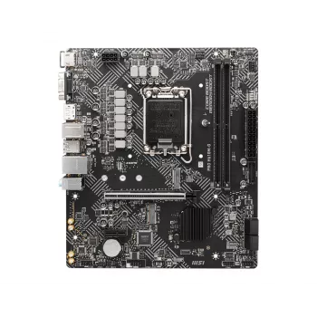 Motherboard MSI PRO H610M-G — Intel H610, LGA 1700, micro ATX, DDR5, 2 DIMM, bis zu 96 GB, M.2, SATA III, HDMI 2.1, DisplayPort 1.4