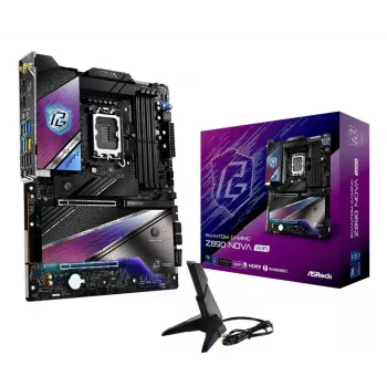 ASRock Motherboard Z890 Nova Wifi LGA1851 Intel Z890 4 x DDR5 1 x HDMI 2.1 TMDS/FRL 8G 2 x Thunderbolt 4 ATX