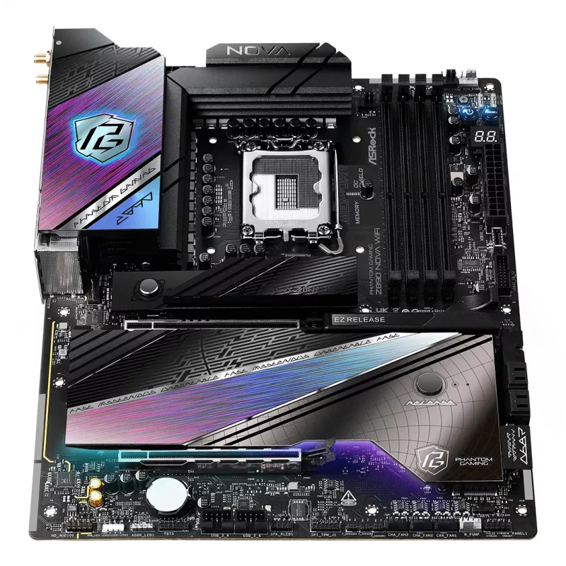 ASRock Motherboard Z890 Nova Wifi LGA1851 Intel Z890 4 x DDR5 1 x HDMI 2.1 TMDS/FRL 8G 2 x Thunderbolt 4 ATX