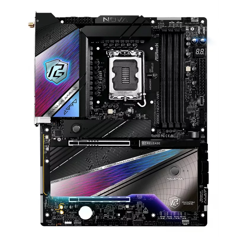 ASRock Motherboard Z890 Nova Wifi LGA1851 Intel Z890 4 x DDR5 1 x HDMI 2.1 TMDS/FRL 8G 2 x Thunderbolt 4 ATX