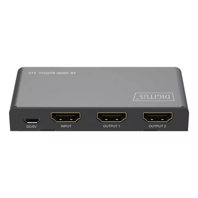DIGITUS 1x2 HDMI Splitter 4K/60Hz HDCP 2.2 EDID Control