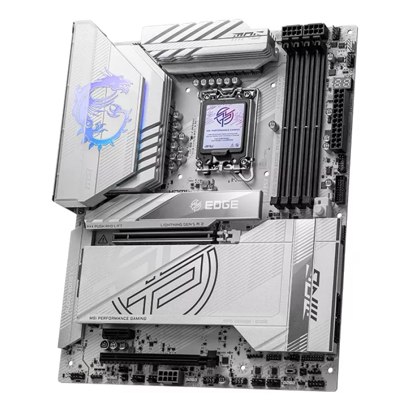 MSI MPG Z890 EDGE TI WIFI Motherboard Intel Z890 LGA 1851 (Socket V1) ATX