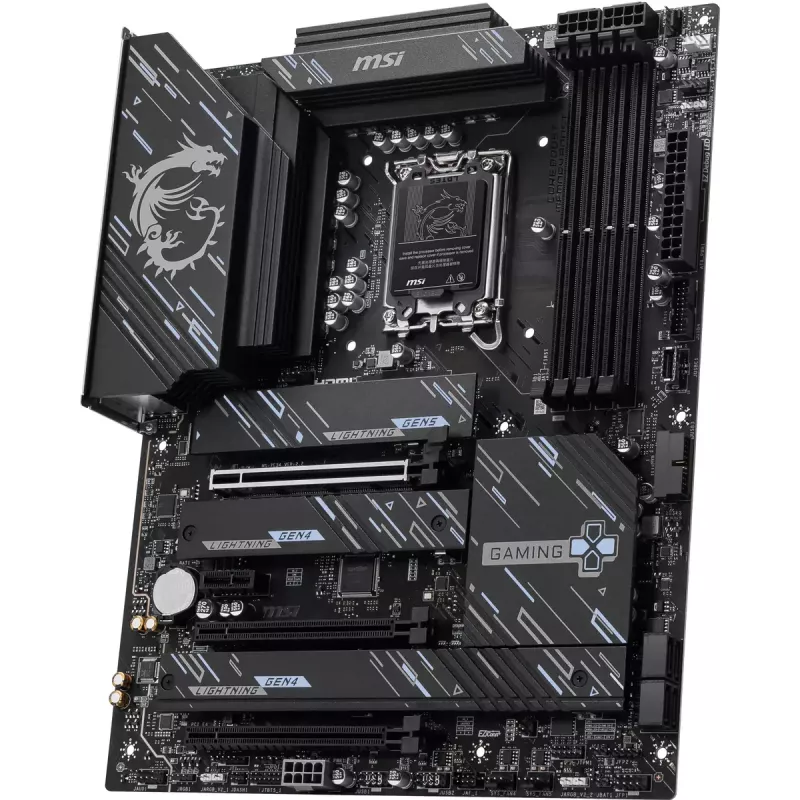Mainboard MSI Z890 GAMING PLUS WIFI — Intel Z890, LGA 1851, ATX, DDR5, 4x DIMM, Wi‑Fi 7, 5Gb LAN, 4x M.2