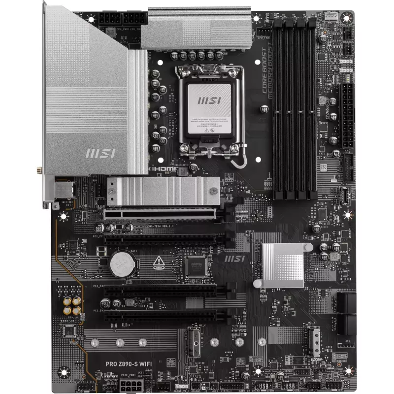 MSI PRO Z890-S WIFI Motherboard Intel Z890 LGA 1851 (Socket V1) ATX