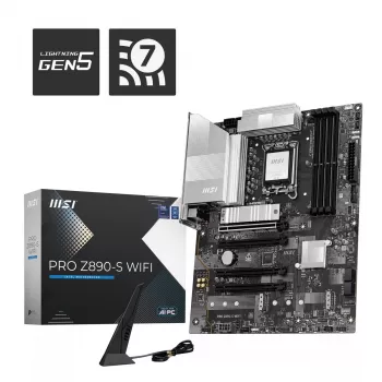 MSI PRO Z890-S WIFI Motherboard Intel Z890 LGA 1851 (Socket V1) ATX