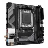 GIGABYTE B650I AX Mainboard - AMD Ryzen 9000 Series CPUs, 5+2+1 Phasen VRM, bis zu 6400 MHz DDR5 (OC), 1x PCIe 4.0 M.2, 2,5 GbE LAN, WLAN 6E, USB 3.2 Gen 2
