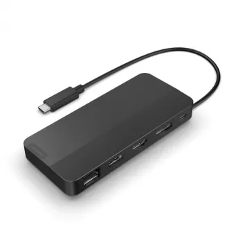Lenovo 40B90000WW Laptop-Dockingstation/Port-Replikator Kabelgebunden USB 3.2 Gen 1 (3.1 Gen 1) Type-C Schwarz