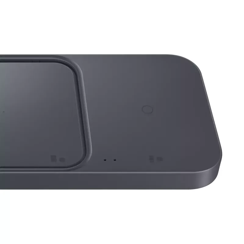 Kabelloses Ladegerät Samsung EP-P5400, 15 W, grau, USB-Ladegerät für den Innenbereich, kompatibel mit Kopfhörern, Smartphones und Smartwatches