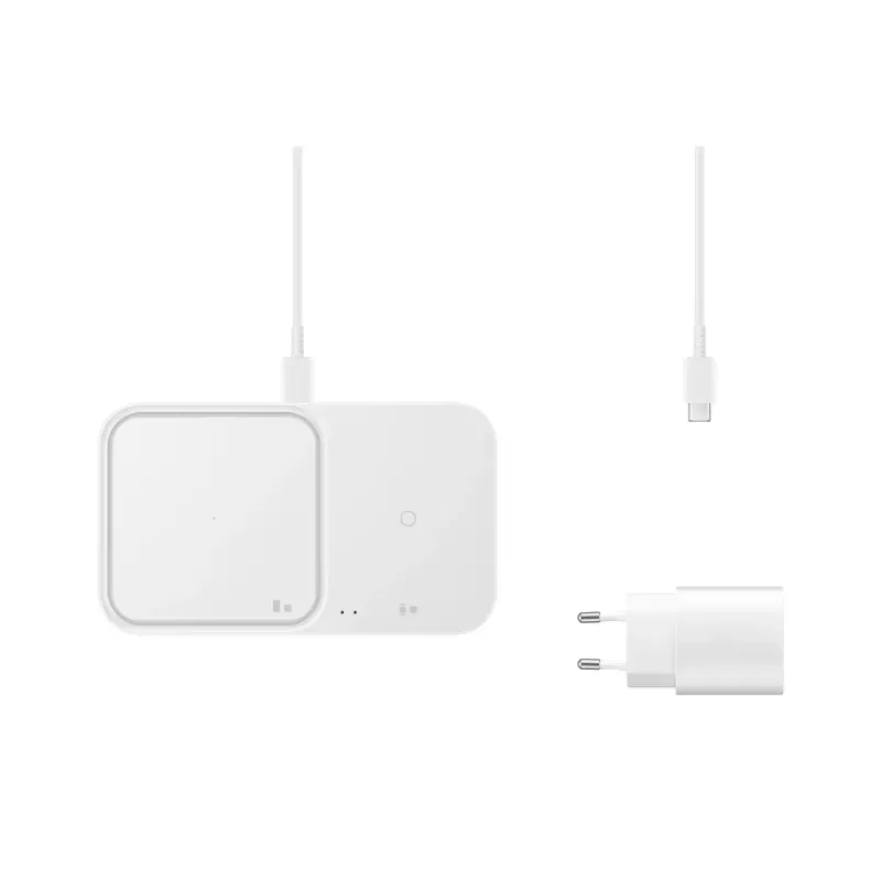 Samsung EP-P5400 Kopfhörer, Smartphone, Smartwatch Weiß USB Kabelloses Laden Schnellladung Indoor