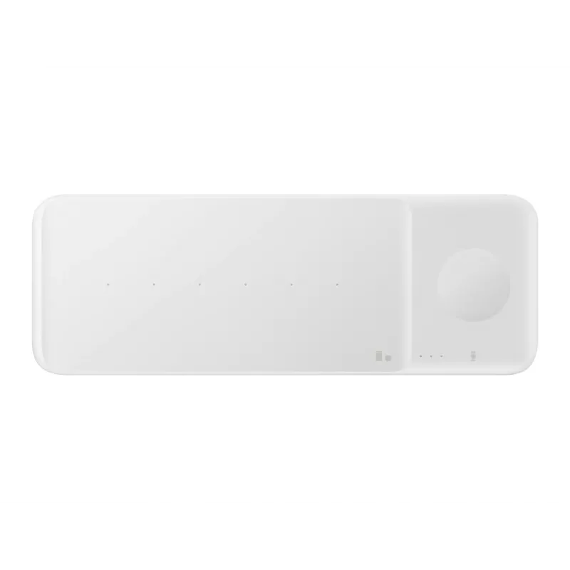 Samsung Wireless Charger Trio Headset, Smartphone, Smartwatch Weiß USB Wireless Charging Fast Charging Indoor