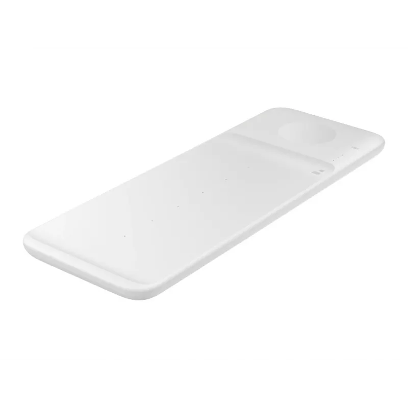 Samsung Wireless Charger Trio Headset, Smartphone, Smartwatch Weiß USB Wireless Charging Fast Charging Indoor