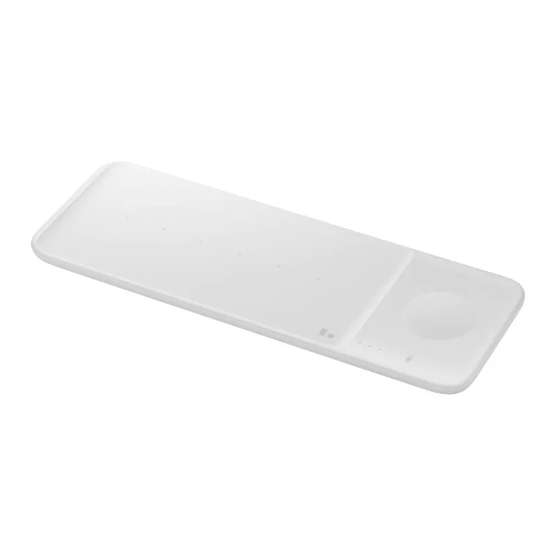 Samsung Wireless Charger Trio Headset, Smartphone, Smartwatch Weiß USB Wireless Charging Fast Charging Indoor
