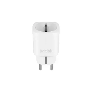 Hombli Smart Socket EU – Smarte Steckdose von Avanca International BV, Wi‑Fi, 220–250 V, 50–60 Hz, max. 3540 W, innen, weiß, Kunststoff, 46×46×84 mm