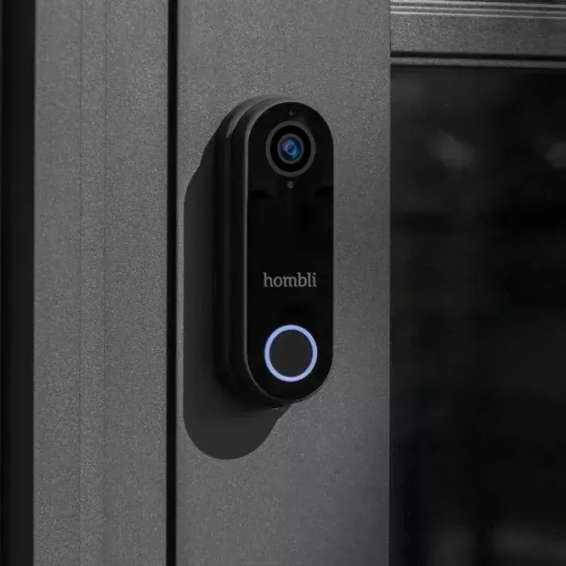 Smart Doorbell Hombli Pack Schwarz Weiß IP65 Wireless 1080p