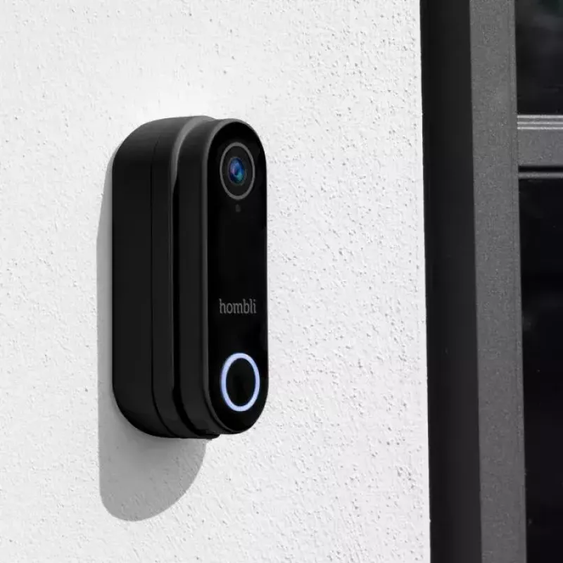 Smart Doorbell Hombli Pack Schwarz Weiß IP65 Wireless 1080p