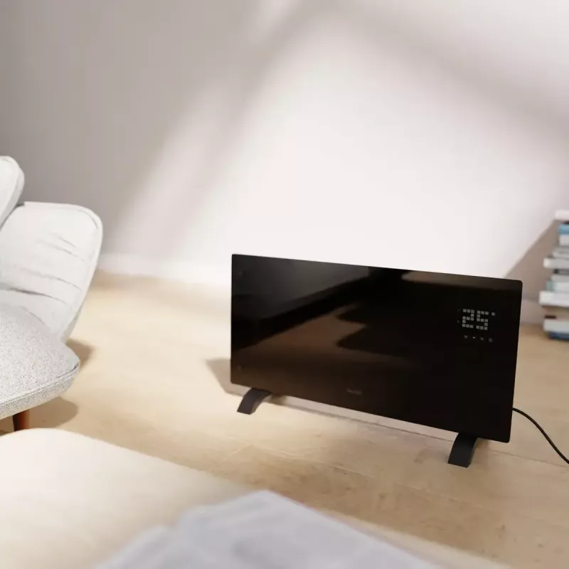 Hombli HBCH-0300 Elektroheizgerät Innenbereich Schwarz 2000 W Konvektor-Elektroheizgerät