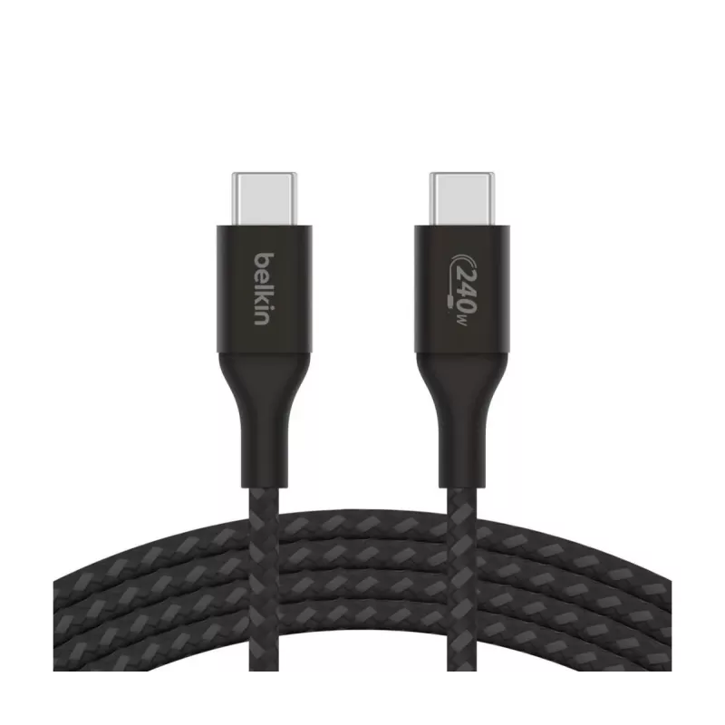 BELKIN USB-Kabel - Boostcharge - USB-C-auf-USB-C-Kabel 240 W - 1 m - Schwarz