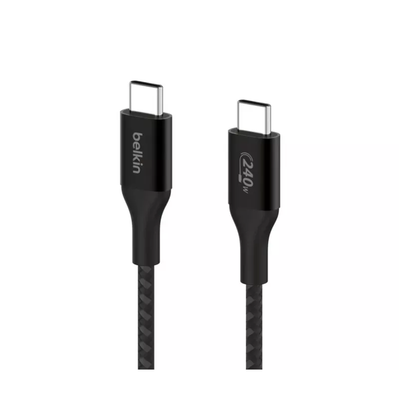 BELKIN USB-Kabel - Boostcharge - USB-C-auf-USB-C-Kabel 240 W - 1 m - Schwarz