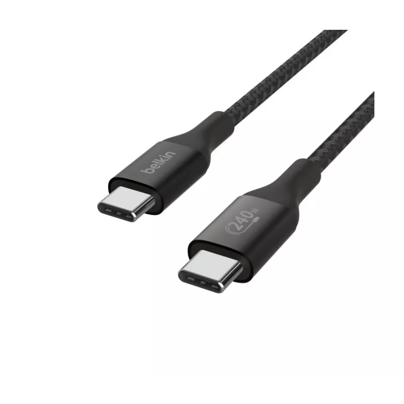 BELKIN USB-Kabel - Boostcharge - USB-C-auf-USB-C-Kabel 240 W - 1 m - Schwarz