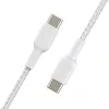 USB-Kabel Belkin CAB004BT1MWH2PK USB 2.0 1 m USB C White
