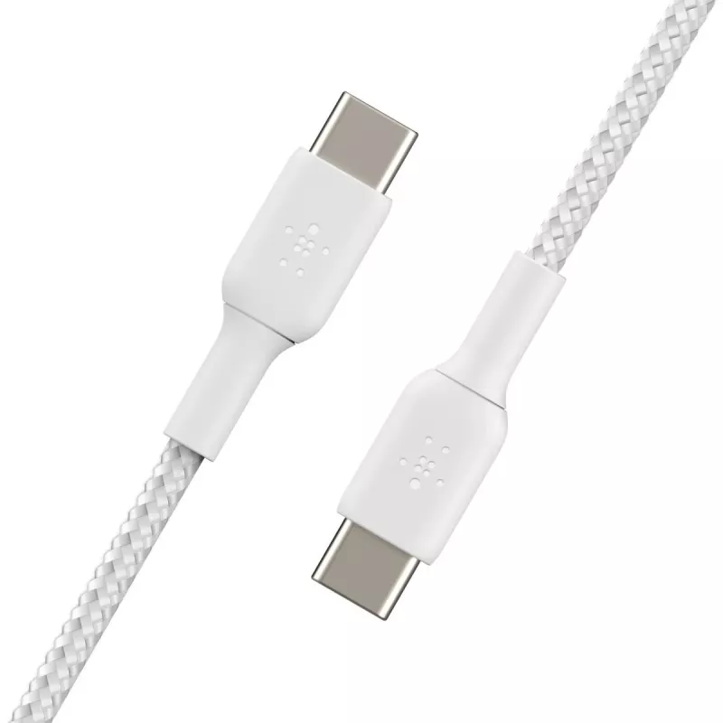 USB-Kabel Belkin CAB004BT1MWH2PK USB 2.0 1 m USB C White