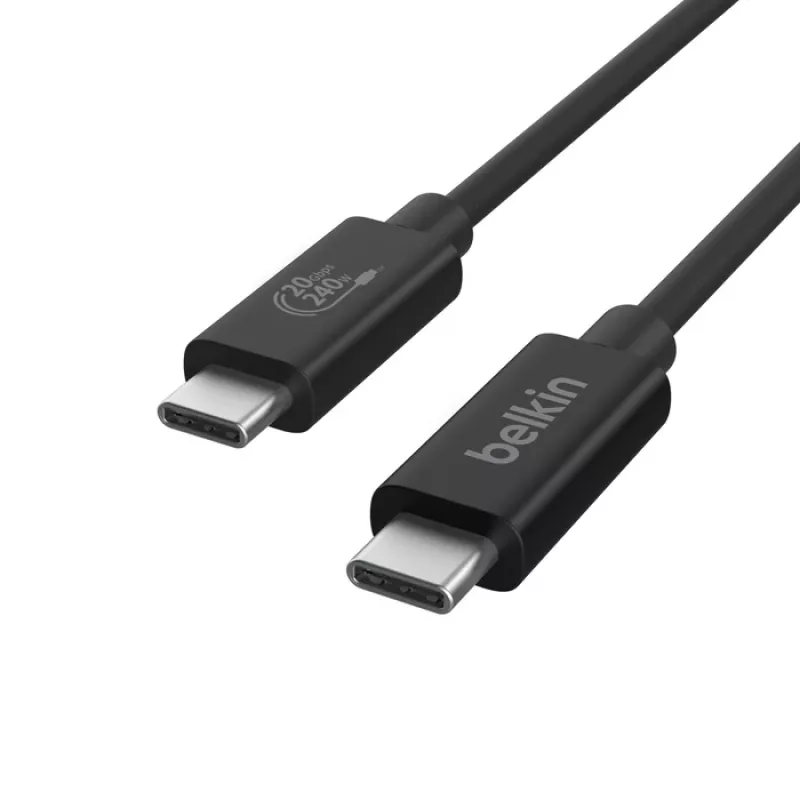 USB-Kabel Belkin INZ004BT2MBK USB4 Gen 2x2 2 m USB-C Schwarz