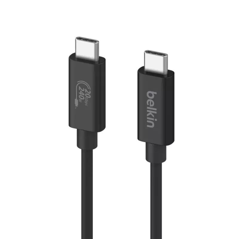 USB-Kabel Belkin INZ004BT2MBK USB4 Gen 2x2 2 m USB-C Schwarz