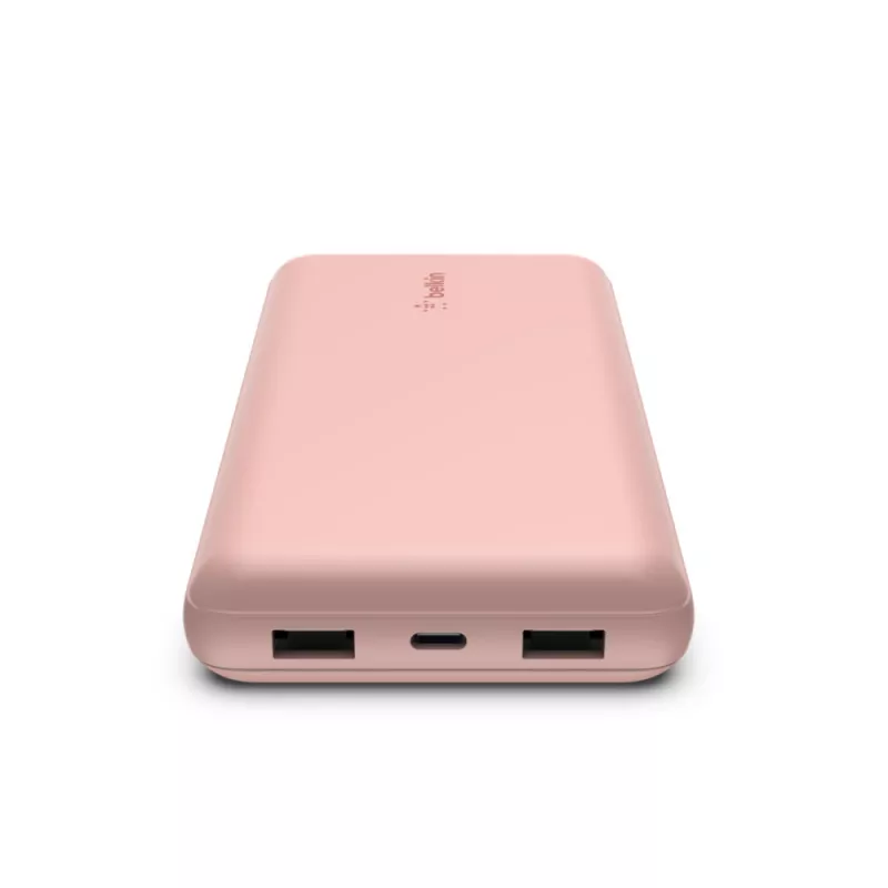 BELKIN Powerbank 20k USB-A und USB-C 15 W Pink