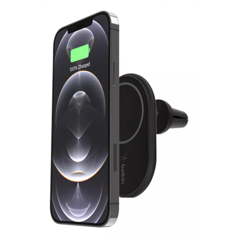 Mobiles Ladegerät Belkin WIC004BTBK-NC Auto Kabellos Schnellladung Schwarz