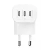 BELKIN Wandladegerät - Boostcharge - USB-C 3-Port-Ladegerät - Mit PPS 67W - Weiß