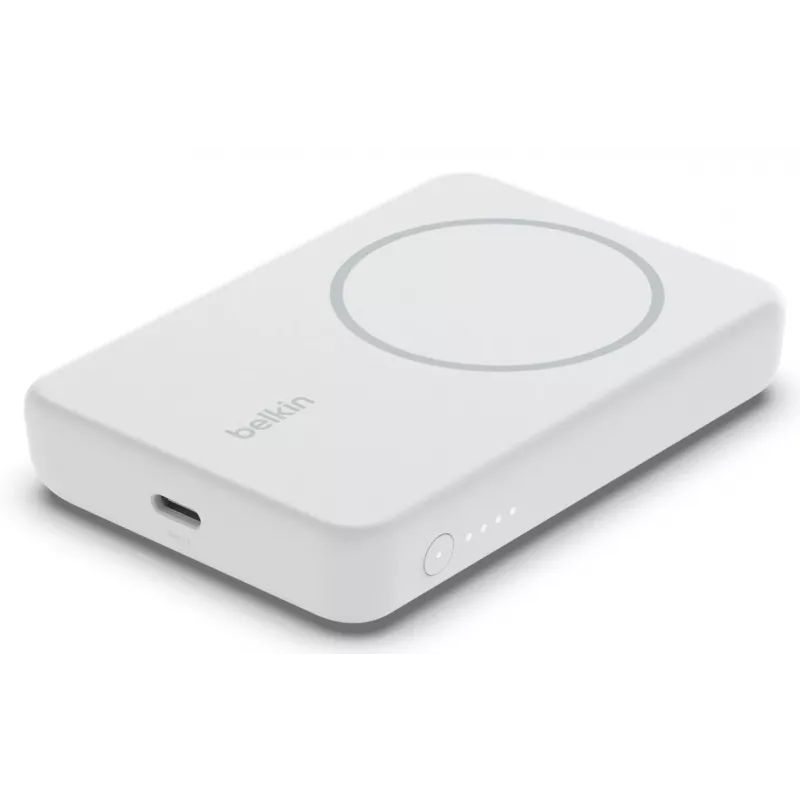 BELKIN Magnetic Wireless Power Bank 5000mah White