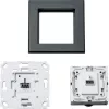 Wandthermostat HomeMatic HmIP-BWTH-A Anthrazit 230V — Raumtemperaturregler, netzbetrieben