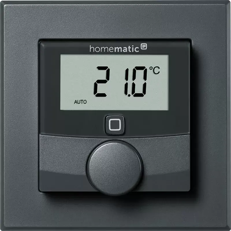 Wandthermostat HomeMatic HmIP-BWTH-A Anthrazit 230V — Raumtemperaturregler, netzbetrieben