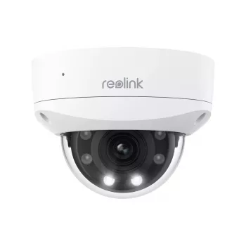IP-Überwachungskamera Reolink P437 4K Dome, 8 MP 3840x2160, 5x optischer Zoom, PoE (IEEE 802.3af), IK10, IP67, MicroSD-Unterstützung bis 256 GB