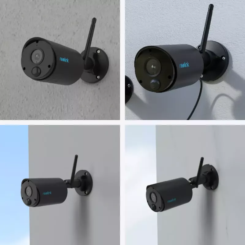 IP-Überwachungskamera Reolink Argus B320-B — 3 MP kabellose Outdoor-Bullet, batterie-/solarbetrieben, Wi‑Fi, IP65, 2304×1296, H.265, 2‑Wege-Audio, microSD bis 128 GB