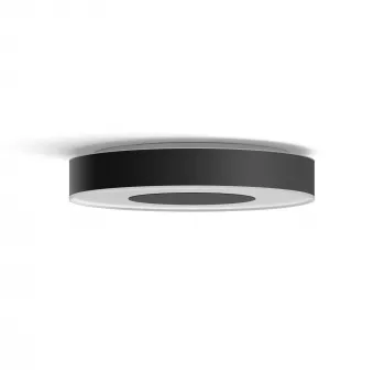 Smarte Deckenleuchte Philips Hue Infuse large schwarz – White and Color Ambiance, Bluetooth, Ø425×86 mm, 50–60 Hz