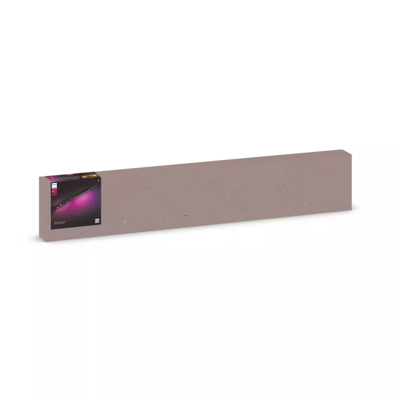 Smart-Beleuchtungsspot Philips Hue White and Colour Ambience Perifo gerades Deckenbasis-Kit 3 Spots 1 Lichtleiste