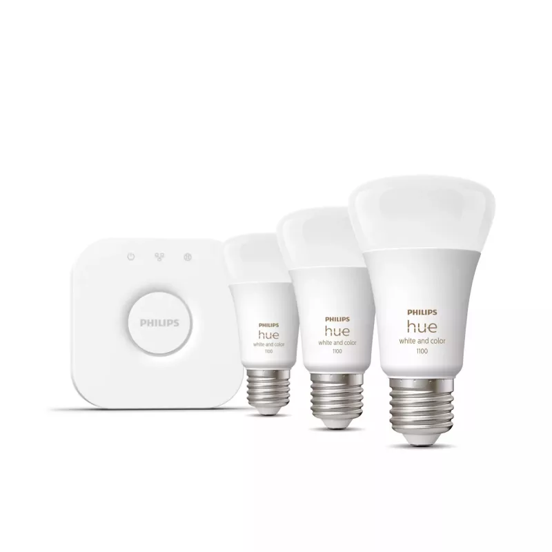 Smart-Beleuchtungs-Starterkit Philips Hue White and Colour Ambiance E27 Bluetooth Zigbee