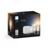 Philips Hue White Ambiance Starter-Set: 2 E27 Smart-Lampen (1100) + Dimmschalter