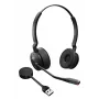Jabra Engage 55 SE - USB-A UC Stereo, EMEA/APAC, Wireless, 40 - 16000 Hz, Office/Callcenter, 83 g, Headset, Schwarz
