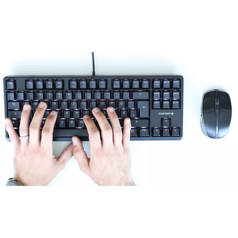 CHERRY G80-3000N RGB TKL Tastatur Universal USB QWERTZ Deutsch Schwarz