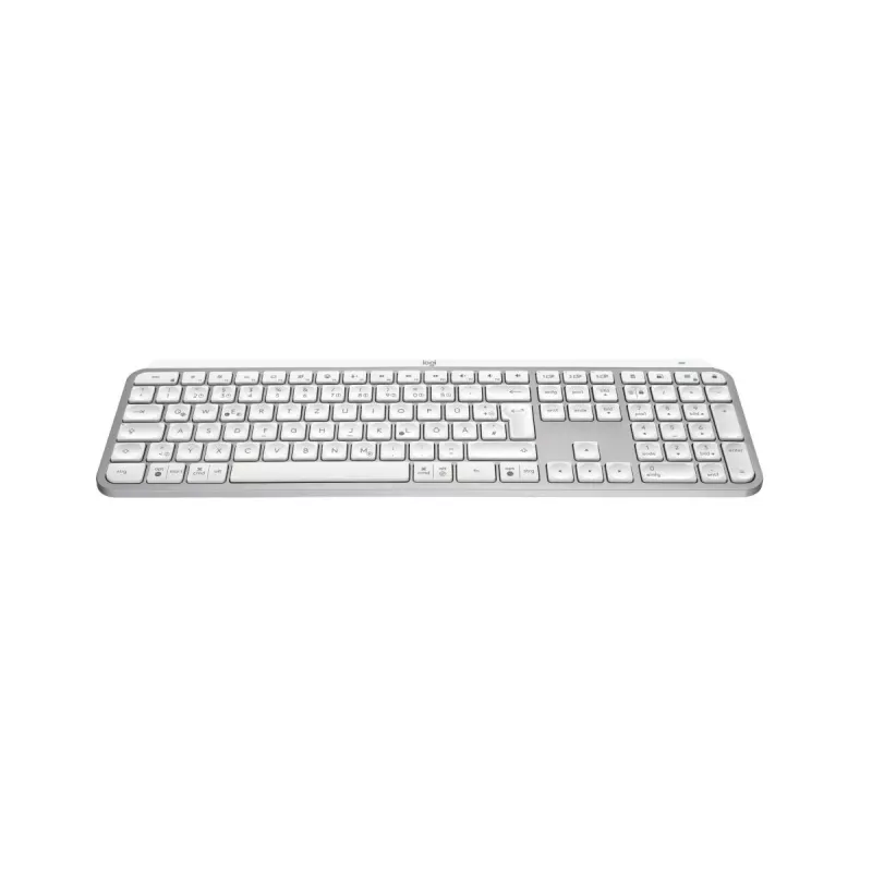 Logitech MX Keys S Universal RF Wireless + Bluetooth QWERTZ Deutsch Aluminium Weiß