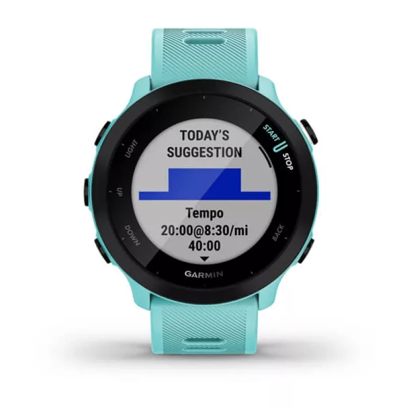 GARMIN INTERNATIONAL Forerunner 55 Lauf-Smartwatch - Aqua