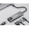 Equip USB-C 5-in-1 Multifunktionsadapter, HDMI, Gigabit-LAN, USB 3.2 Gen1, 100W USB PD