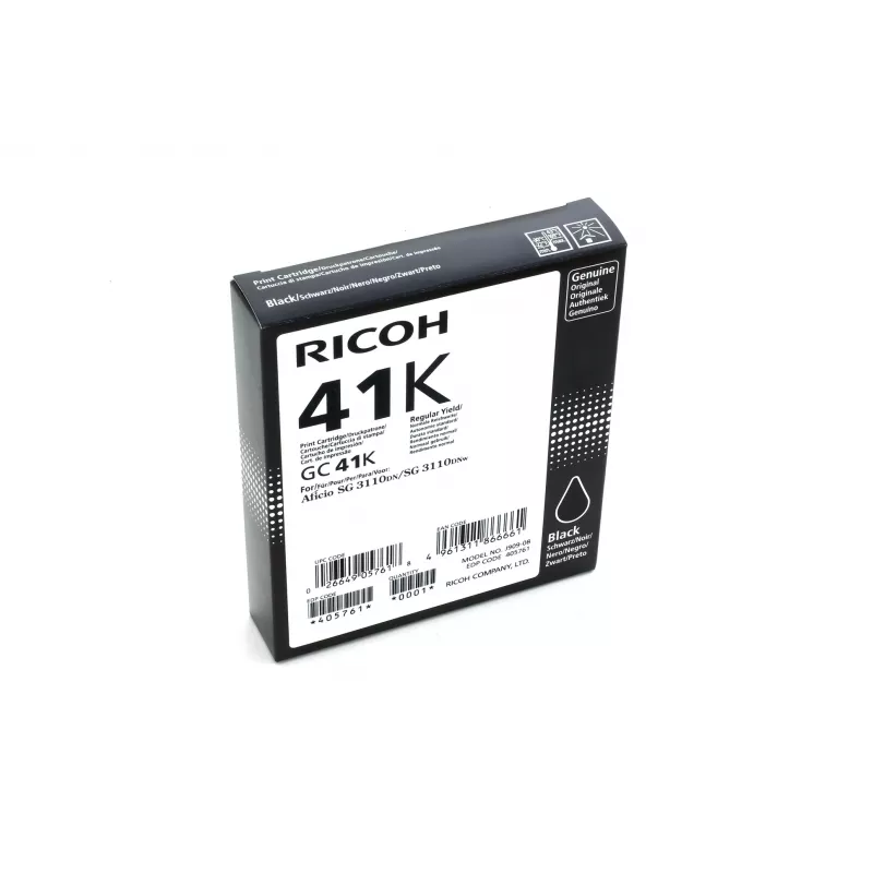 Ricoh 405761 Tintenpatrone 1 Stück Original Standardertrag Fototintenschwarz