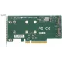 SUPERMICRO Low Profile PCI-E Riser Card unterstützt 2x M2-Modul (AOC-SLG3-2M2-O)